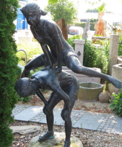 Gartenfigur-Spielende Kinder aus Bronze