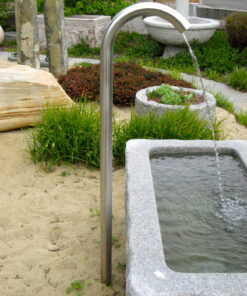 Wasserzulauf Edelstahl