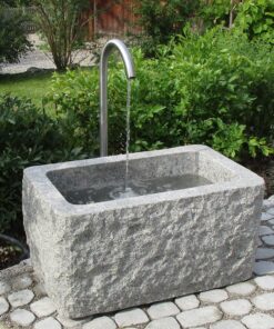 Granitbrunnen, eckig 100x60 h50 ab Herbst lieferbar